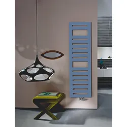 Zehnder Design-Heizkörper Metropolitan Spa Mixbetrieb, RAL 9010, 1750x39x500 mm, Bad- und Handtuchheizfunktion, spritzwassergeschützt