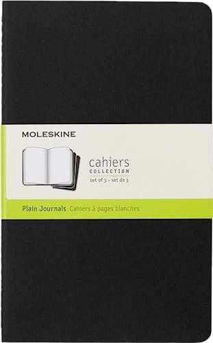 MOLESKINE L, blanko, schwarz - 3er-Pack