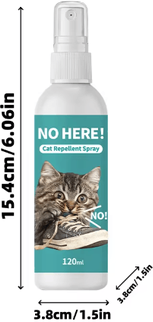 Inspire Picks Pet Exclusion Zone Spray Cat Repellent & Indoor Training Spray For Urine Prevention 120ml