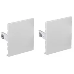 LTS Licht&amp;Leuchten Enddeckel LK-Z 070.001 ws VE2
