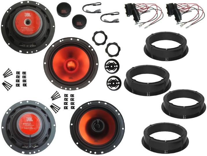 DSX JBL Lautsprecher Set für VW Amarok Bj 10 –20 Tür Vorne hinten 1040W Auto-Lautsprecher (130 W)
