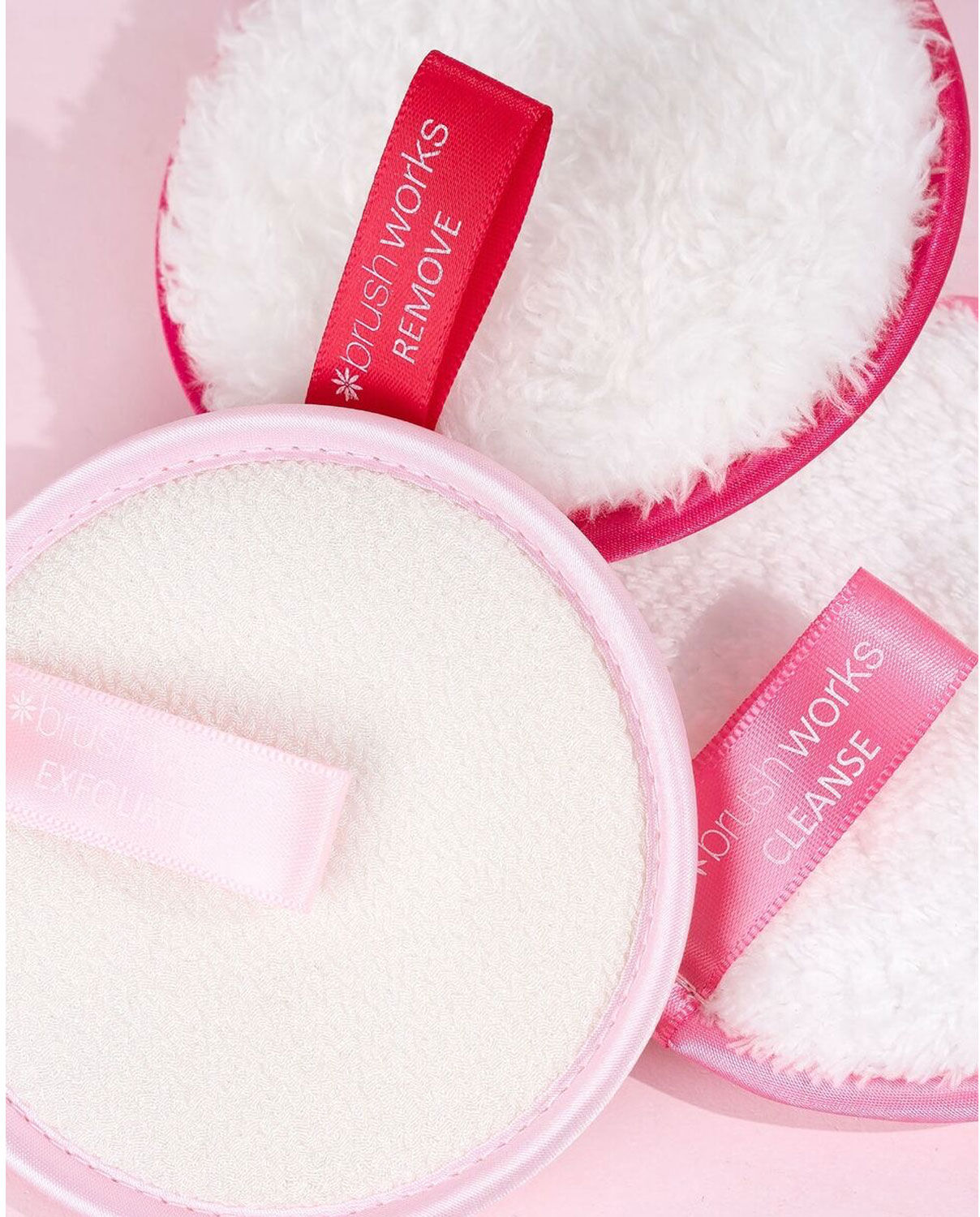 BRUSHWORKS Cleanse & Refresh Face Pads 3pcs