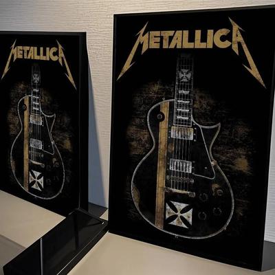 Uplifted Finds Metallica Classics Band Poster   Heavy Metal Music Icon Wall Sticker For Living Room & Bar 5 30 X 45 Cm No Frame