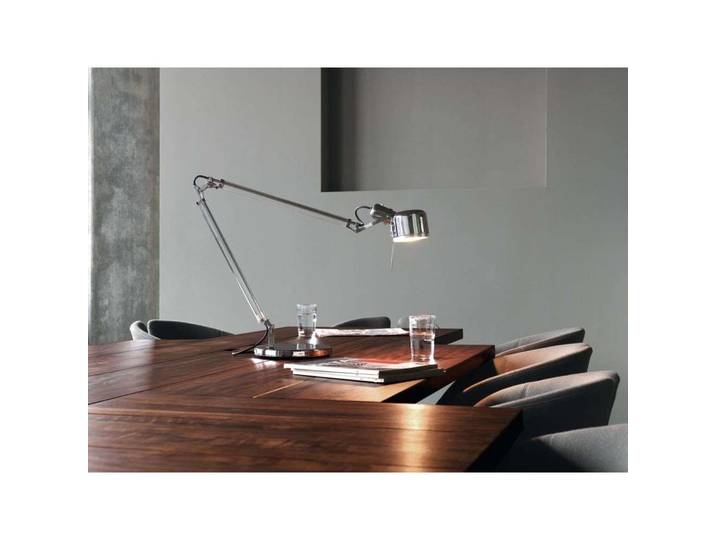 Job LED Tischleuchte Stainless Steel - Serien Lighting - Arbeitszimmer / Büro - Metall