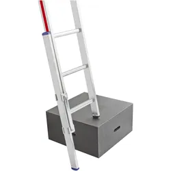 Hymer-Leitern, Leiter + Gerüst, HYMER Fussverlängerung für Sprossenleitern für HolmGrösse 71 mm, + Befestigungsm. (Gerüst)