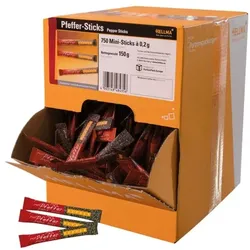 Hellma Pfeffer-Sticks 750 Portionen Peffer