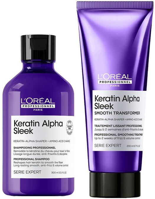 L'Oreal Professionnel L'Oréal Professionnel DUO Keratin Alpha Sleek Shampoo & Smooth Transf