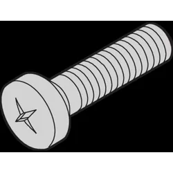 Schroff Linsenkopfschraube 21101314 (VE100)