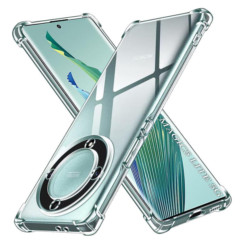 Techsuit - Shockproof Clear Silicone - Honor Magic5 Lite - Clear (Honor Magic 5 Lite) (56344806)