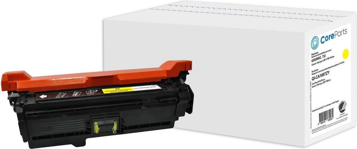CoreParts QI-CA1007ZY, 6400 stuks, geel