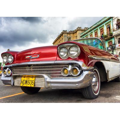 Fototapete PAPERMOON "Havana Oldtimer", bunt, B:3m L:2,23m, Vlies, Tapeten