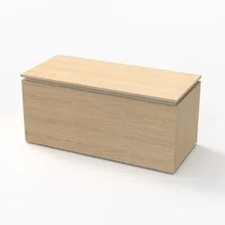 Sanipa Sitztruhe „2morrow“ 1000 × 451 × 451 mm in Eiche Nordic