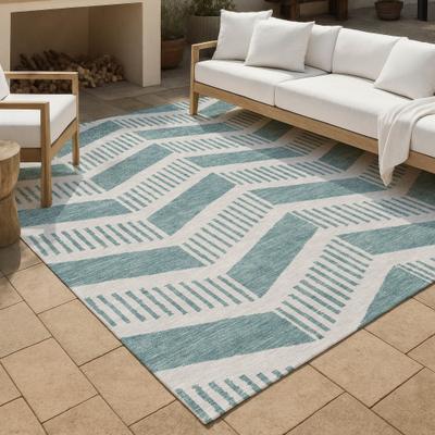Addison Rugs Machine Washable Indoor/ Outdoor Modern Corinna Chantille Rug