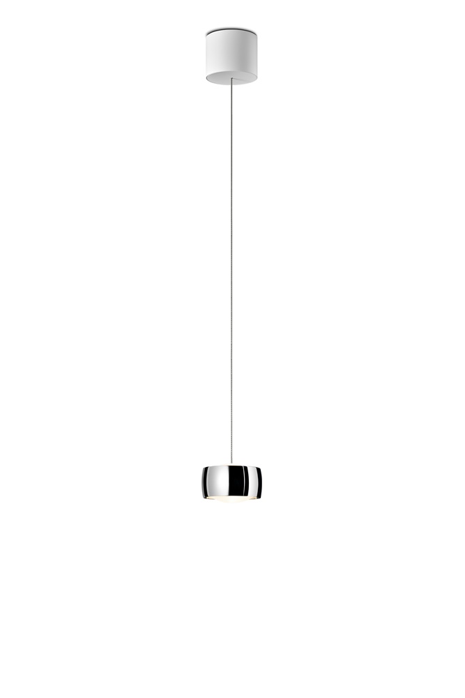 Oligo LED-Einzelpendel mit Höhenverstellung GRACE Chrom (Baldachin weiß) G42-931-41-05 4035162337981