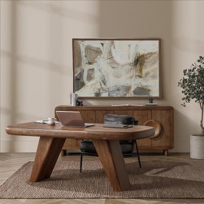 Classic Home Harvey Acacia Wood Writing Desk