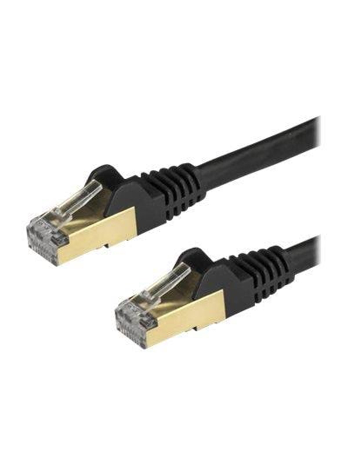 StarTech.com CAT6a Cable - patch cable - Schwarz - 1.5m