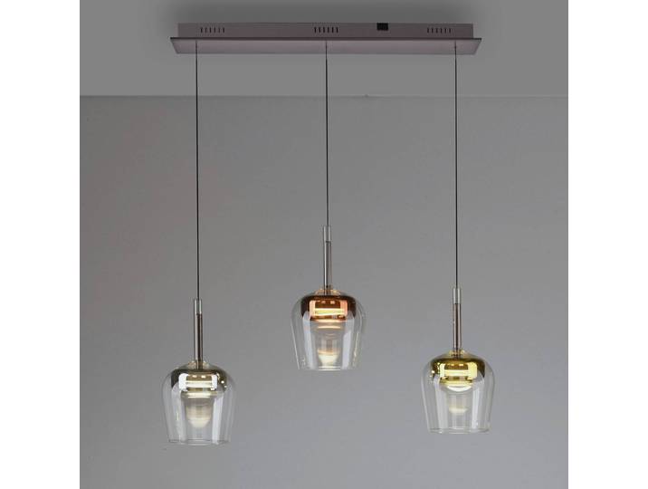 Q-Smart-Home Smarte Hängeleuchte Q-Kon, dimmbar, Multicolour, für Wohn- / Esszimmer, Glas, Modern