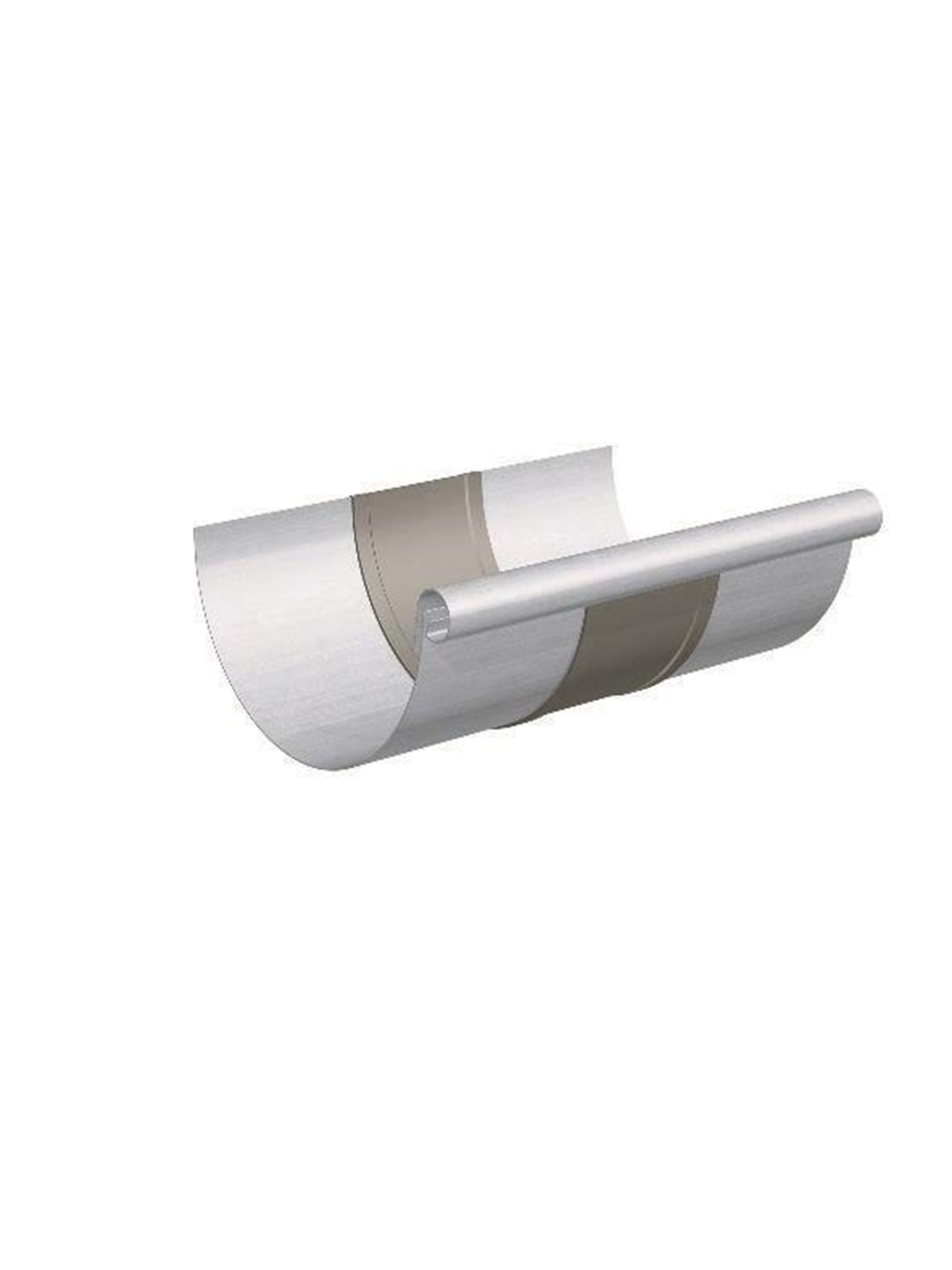 Rheinzink expansion element for half-round gutter 333x0.8