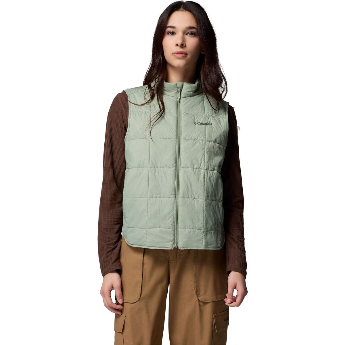 Columbia Women's Sienna Hill Quilted Gilet safari (348) S 213380-2133801-348-S