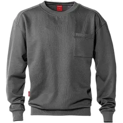 Fristads, Arbeitsoberteil, Sweatshirt 7394 SM Grösse S Dunkelgrau (S)