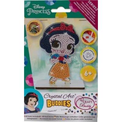 Craft Buddy CAFGR-DNY003 - Crystal Art Buddies, Snow White Disney Series 2, Schneewittchen, Figur 11cm, Kristallkunst-Bastelset