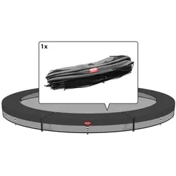 BERG Schutzrand für Favorit InGround 330 Trampoline, grau, 6-tlg. segmentiert