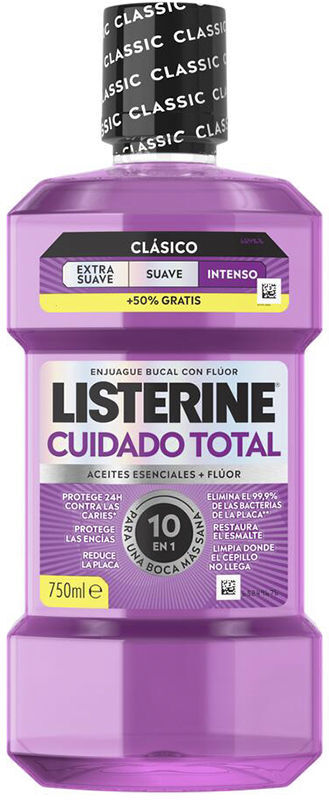 Listerine Total Care enjuague bucal con flúor 750 ml