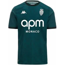 Kappa, Jungen, Fussballtrikot, Auswärtstrikot Kinder AS Monaco Kombat 2024/25 (164), Grün
