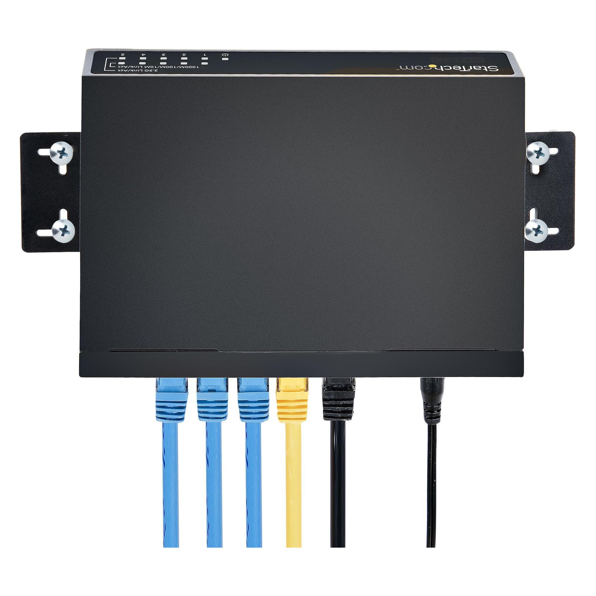 StarTech 5 Port Gigabit Switch - Unverwalteter Switch - Office-/Heimnetzwerk/Lan Switch/Verteiler für (5 Ports) (DS52000)