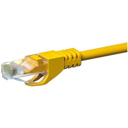 Dsit CAT5e Netzwerkkabel, U/UTP, 30 meter, Gelb, 100% Kupfer (U/UTP, CAT5e, 30 m), Netzwerkkabel