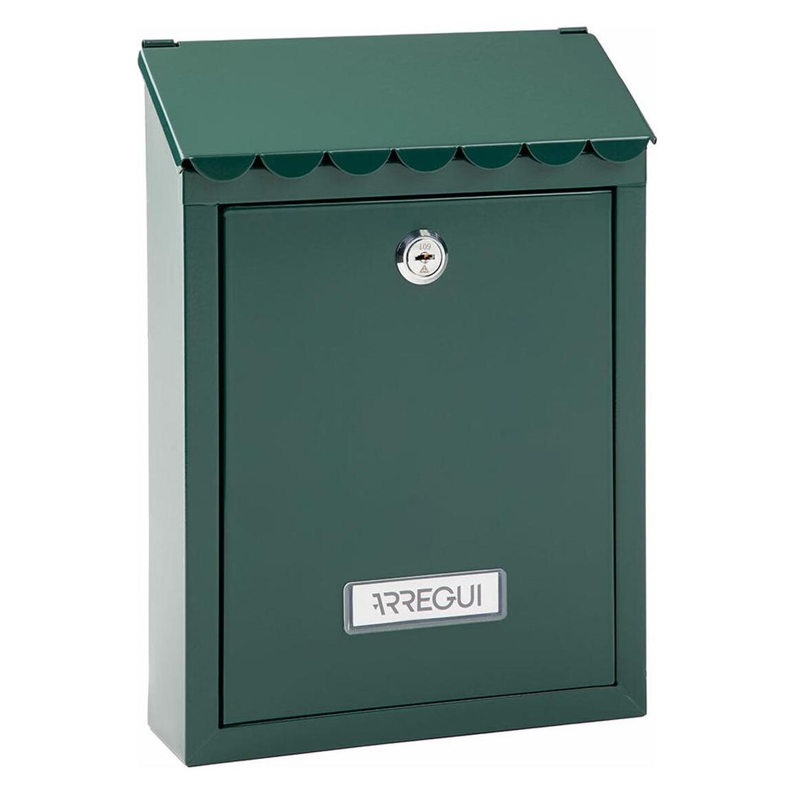 Arregui Briefkasten grün Stahl Civic (8 x 21.60 x 30 cm) (62253913)