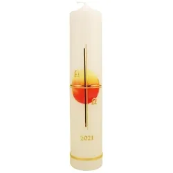 Maria Laach, Kerzen, Kerze Kreis / Kreuz 2021.871298