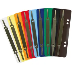 Soennecken, Ordner Zubehör, Heftstreifen 3192 PP Metalldeckl. sortiert 250 St./Pack.