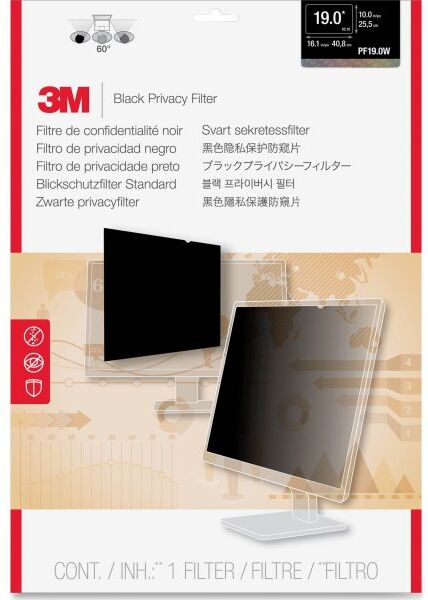 3M Privacy Filter 19″ Til 5:4-Format (Alm. Skærm)
