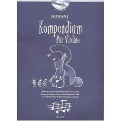 Kompendium für Violine Band 3 (+CD) für 2 Violinen (Schüler und Lehrer), Schulbücher