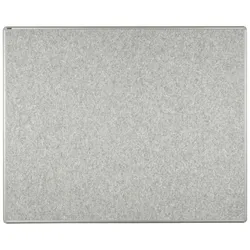 Textiltafel ekoTAB mit Alurahmen, 1500 x 1200 mm, grau