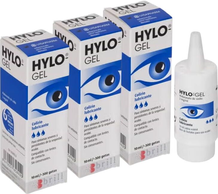 HYLO -Gel Colirio Lubricante 3x10 ml