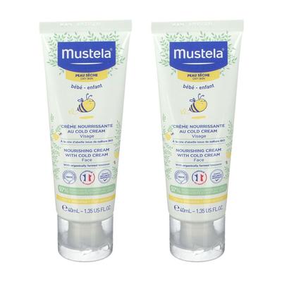 Mustela Voedende Cold Cream Gelaat Droge Huid x2 2x40 ml Creme