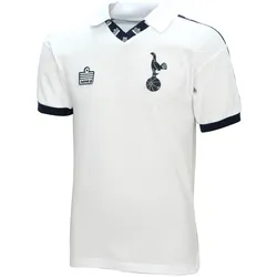 Score Draw, Herren, Fussballtrikot, Tottenham Hotspur 1977 - 1978 Retro Trikot (XL), Weiss