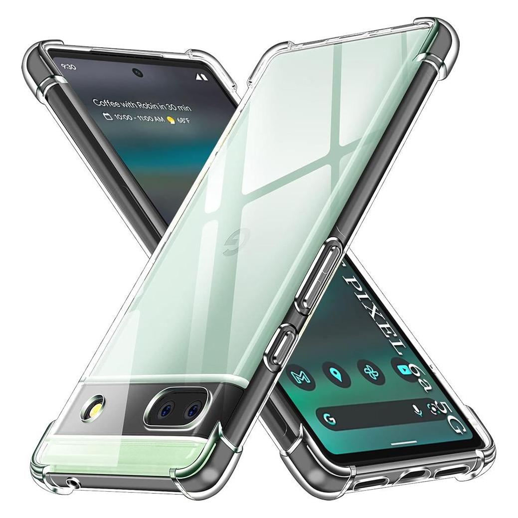 Techsuit - Shockproof Clear Silicone - Google Pixel 6a - Clear (Google Pixel 6a) (56345054)