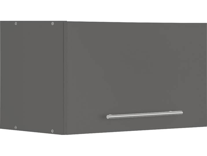 Kurzhängeschrank WIHO KÜCHEN Unna , grau (front und korpus: anthrazit), B:60cm H:35cm T:35cm, Schränke, Kurzhängeschrank, 60 cm breit