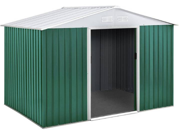 Abri de jardin métal Rosas - 4,07 M² - Vert