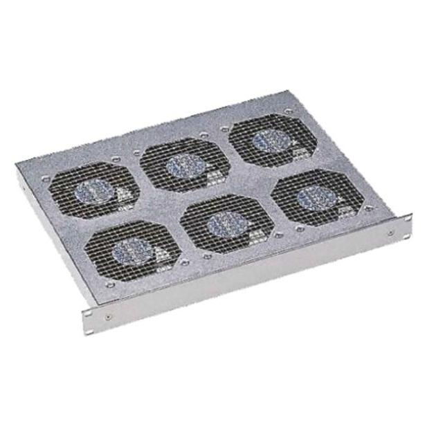 Pentair Schroff - Rack-Lüftereinsatz - mit 6 Ventilatoren - 1U - 48.3 cm (19") (10713-104)