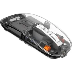 XtremeMac Muli Connection (Kabellos), Maus, Transparent, Schwarz