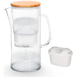 Lauben Glas-Wasserfilterkanne, Wasserfilterkanne, Transparent