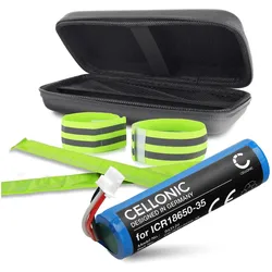 Cellonic, Taschenlampe Zubehör, Akku für Petzl NAO Plus, CR18650-35