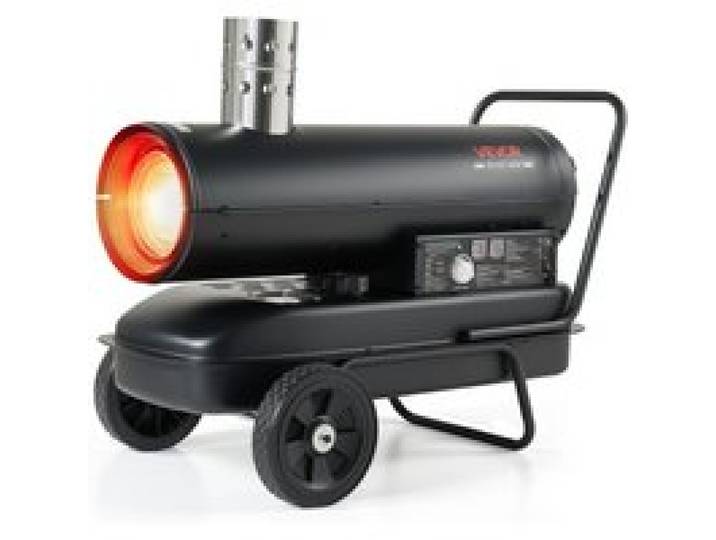 VEVOR Indirekte Heizkanone 20kW Dieselheizgebläse 38L Petroleum-Heizgerät, Heizgebläse für Werkstatt Garage Lager & Baustelle, Thermostatsteuerung, Dual-Fuel-Filterung, Max. 1100m³/h & 128m², Schwarz
