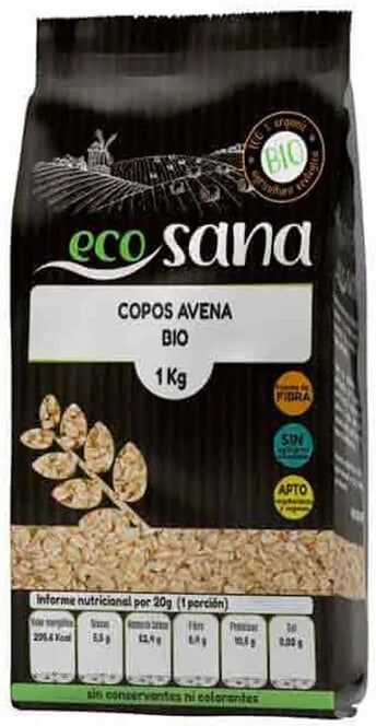 Ecosana FLOCOS DE AVEIA SEM GLÚTEN BIO 1000g