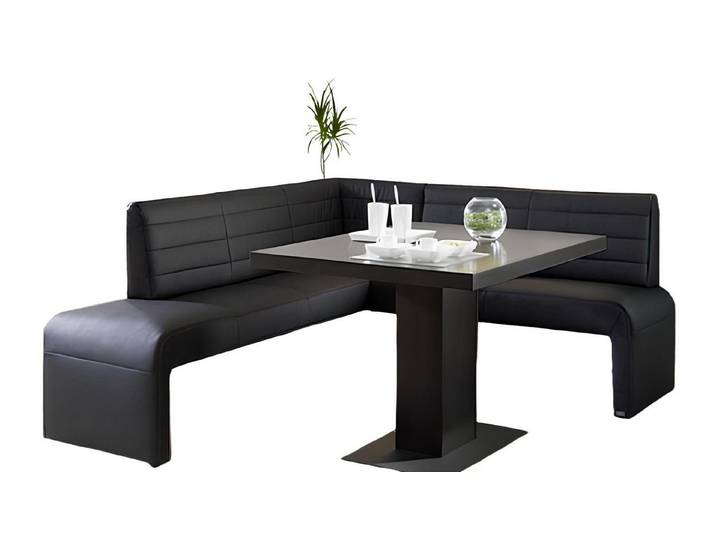 Xlmoebel Eckbankgruppe Moderne Eckbank aus Leder in elegantem Design für Esszimmer, (Eckbankgruppe No.4), Hergestellt in Europa