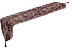Violet Linen Tivoli Stripes Pattern, 13 Inch by 70 Inch, Decorative Table Runners